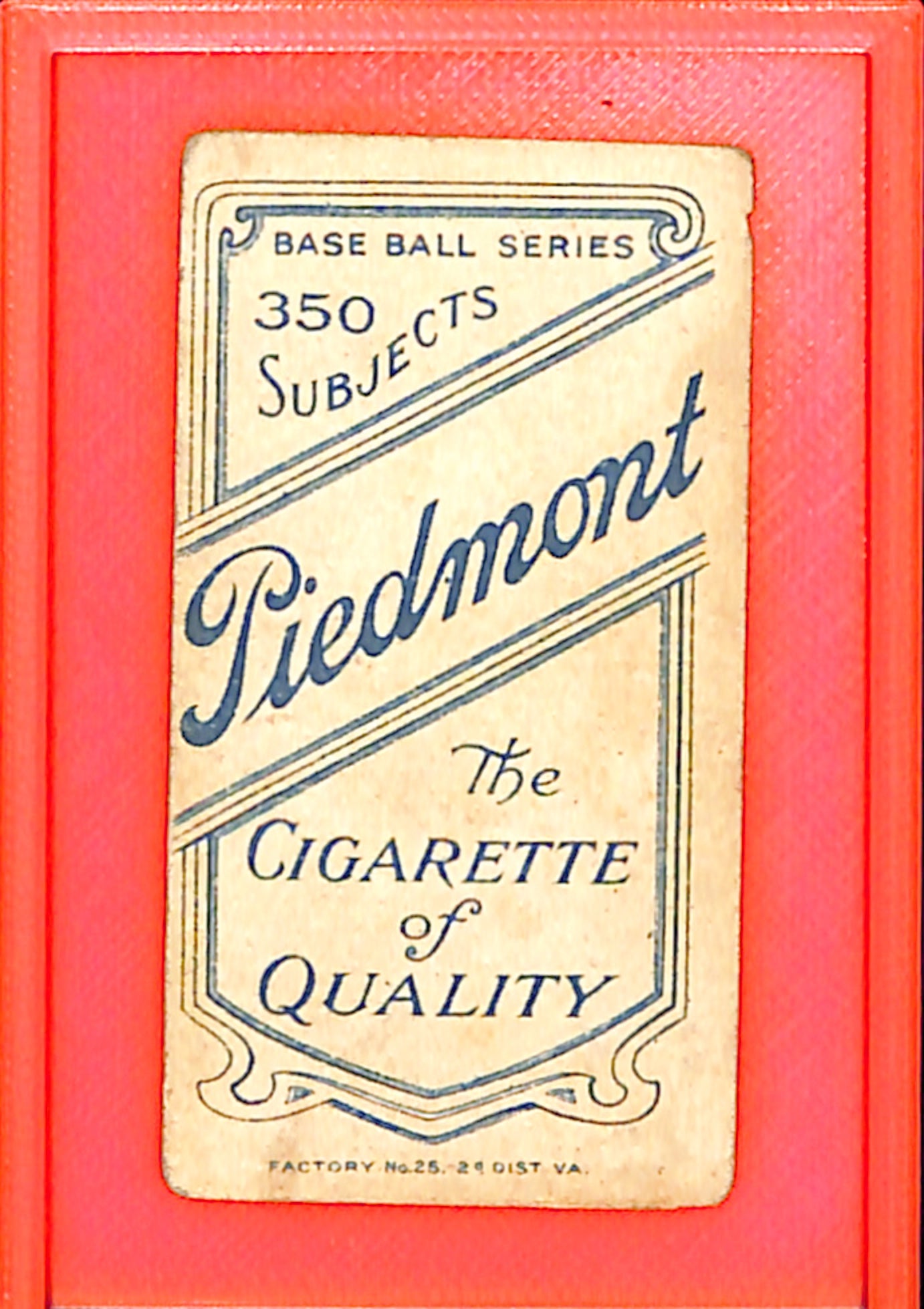 1909-11 T206 J. J. Clarke - Cleveland Naps PIEDMONT 350 GOOD