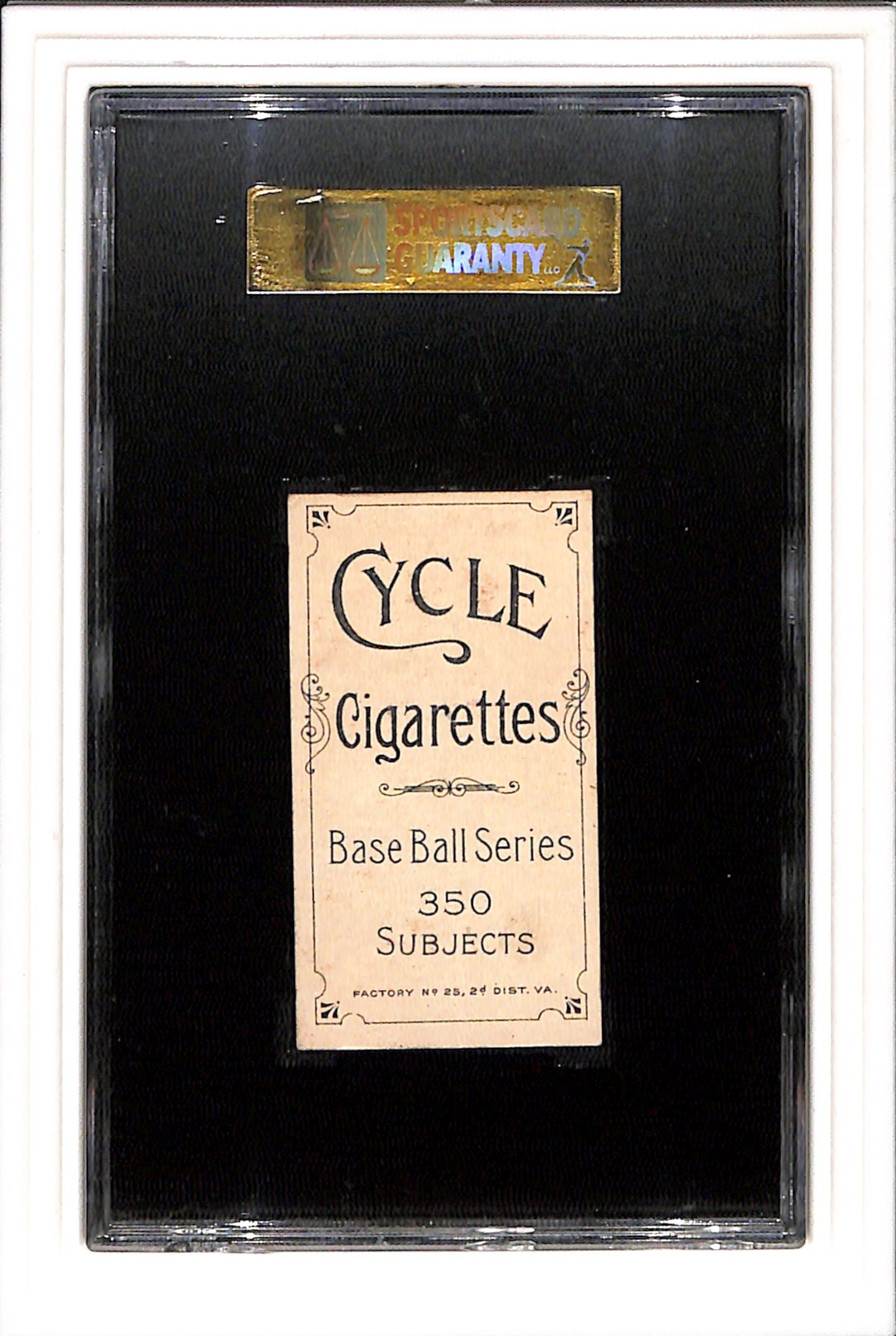 1909 T206 Sam Strang Cycle 350 SGC 5 Wow!