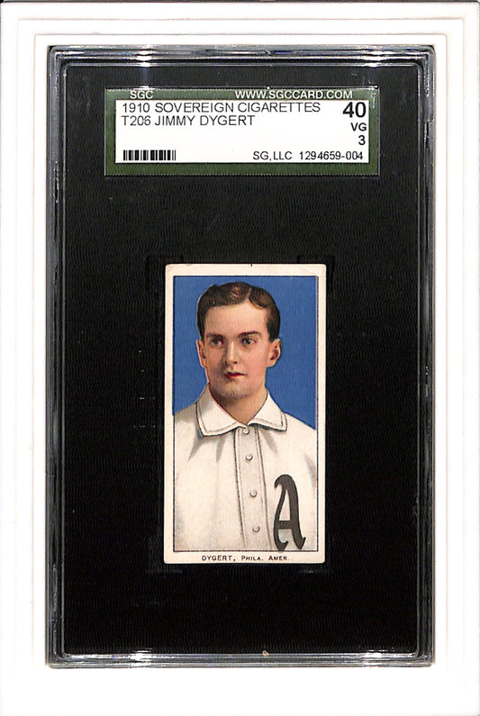1910 T206 Jimmy Dygert Sovereign 350 SGC 3