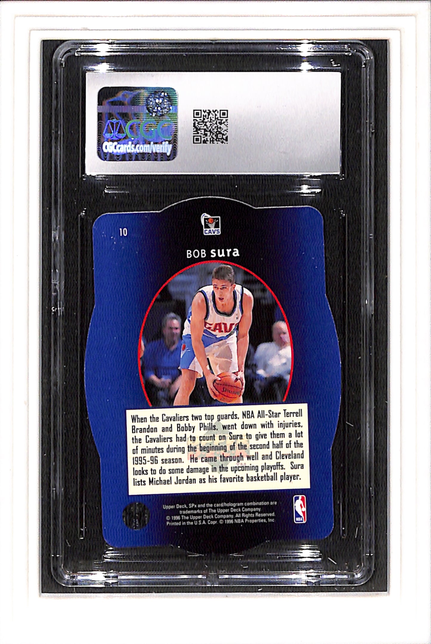 1995-96 Upper Deck SPX Gold 50 card Graded Set - Jordan