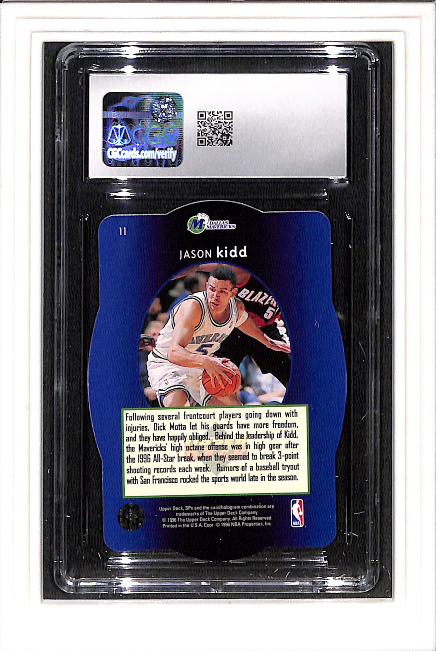 1995-96 Upper Deck SPX Gold 50 card Graded Set - Jordan