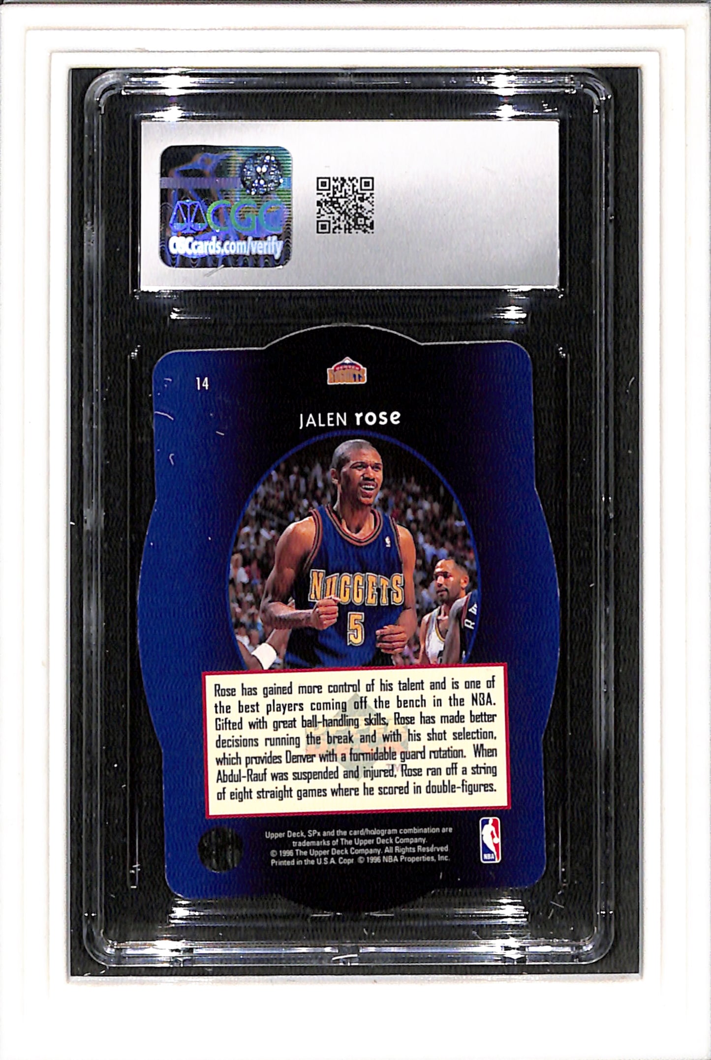 1995-96 Upper Deck SPX Gold 50 card Graded Set - Jordan