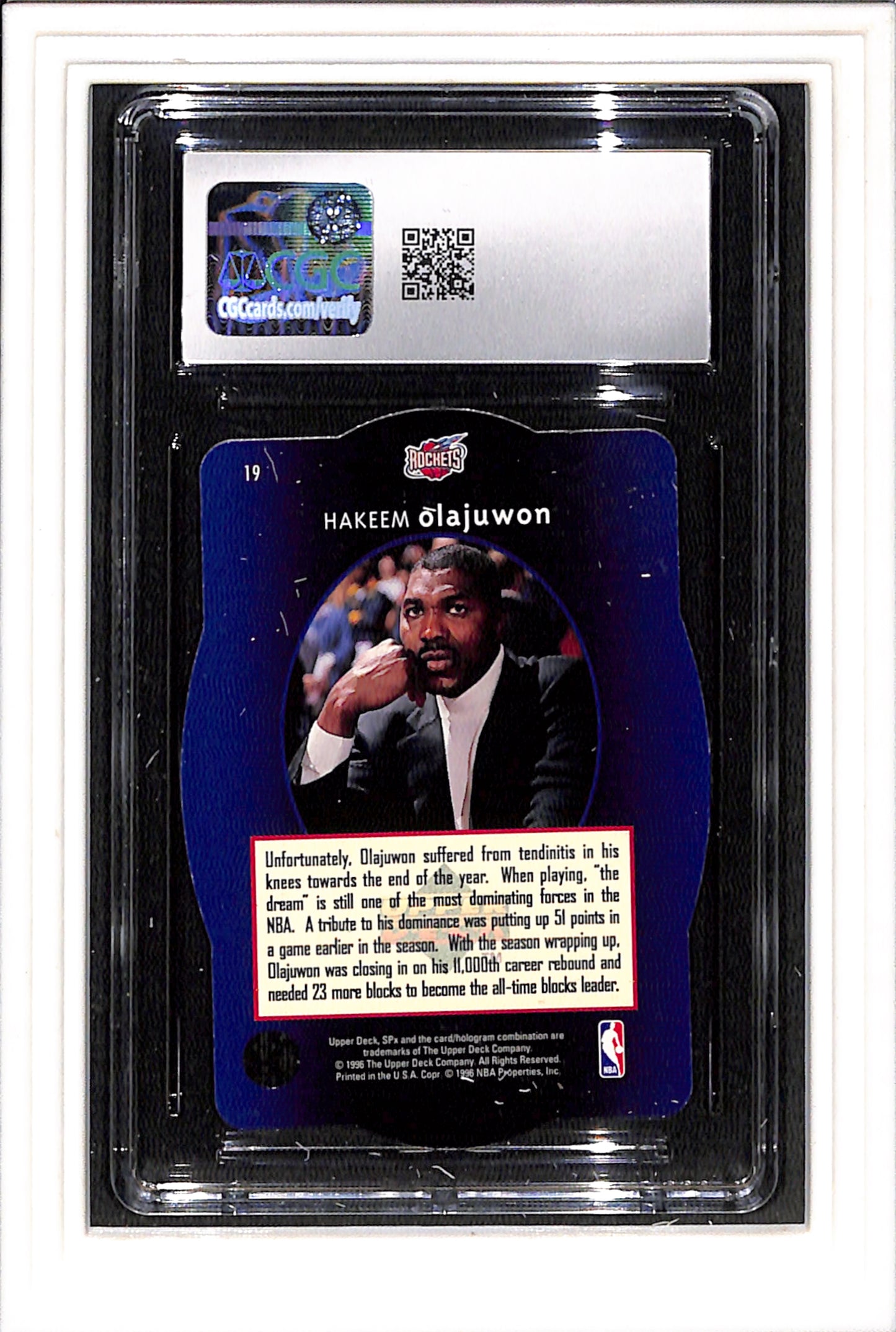 1995-96 Upper Deck SPX Gold 50 card Graded Set - Jordan