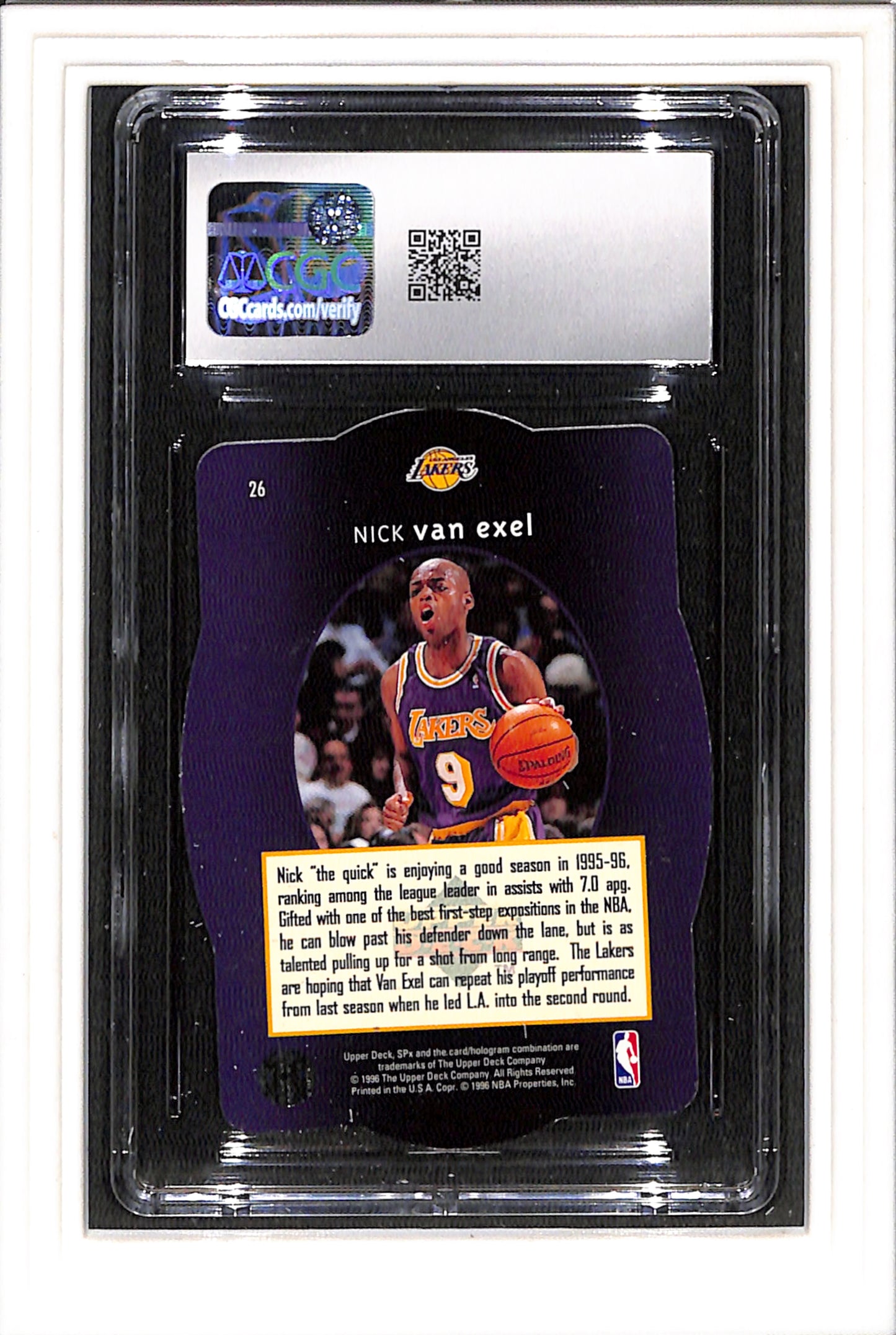 1995-96 Upper Deck SPX Gold 50 card Graded Set - Jordan