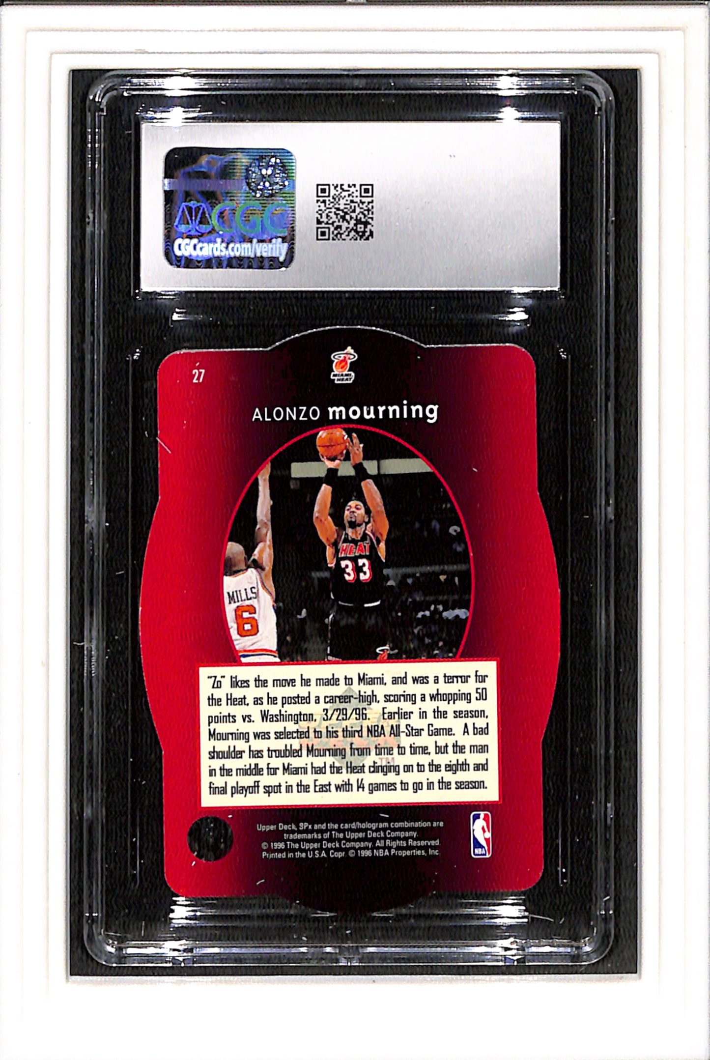 1995-96 Upper Deck SPX Gold 50 card Graded Set - Jordan