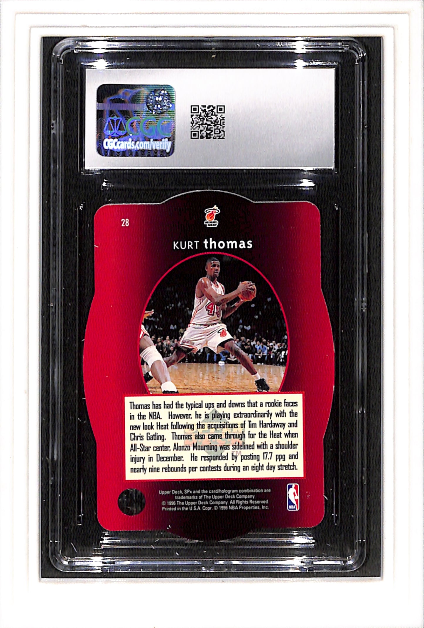 1995-96 Upper Deck SPX Gold 50 card Graded Set - Jordan