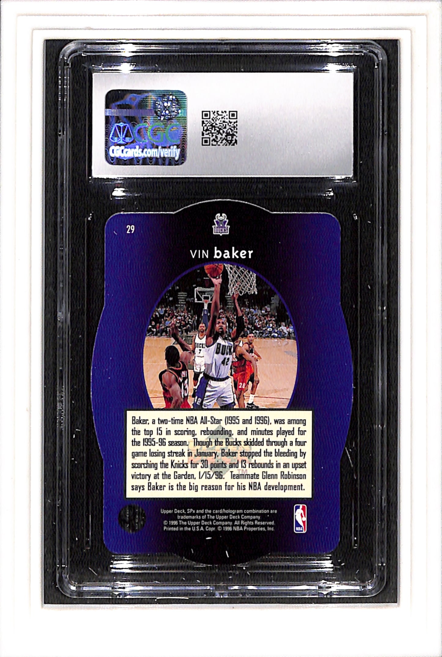 1995-96 Upper Deck SPX Gold 50 card Graded Set - Jordan
