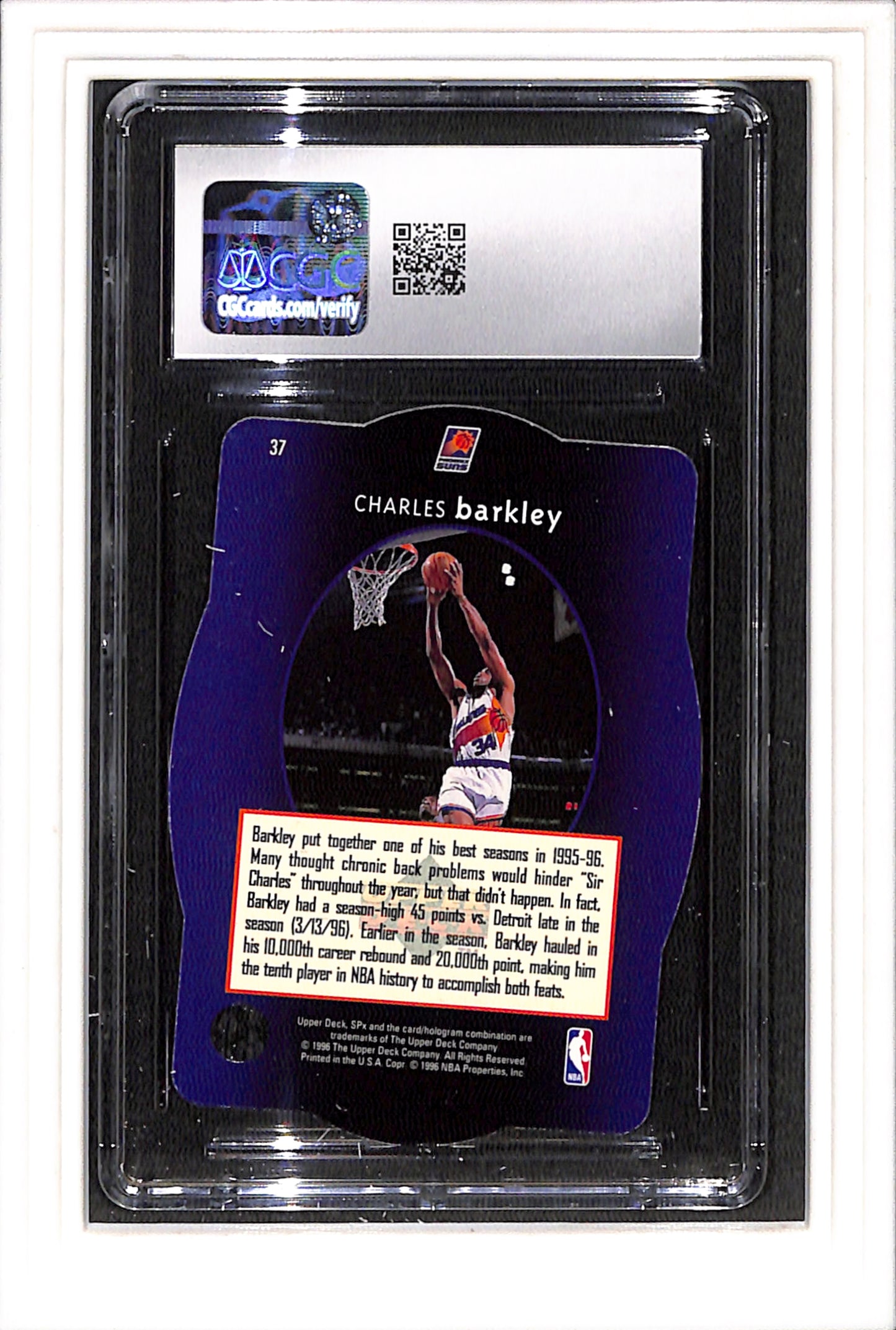 1995-96 Upper Deck SPX Gold 50 card Graded Set - Jordan