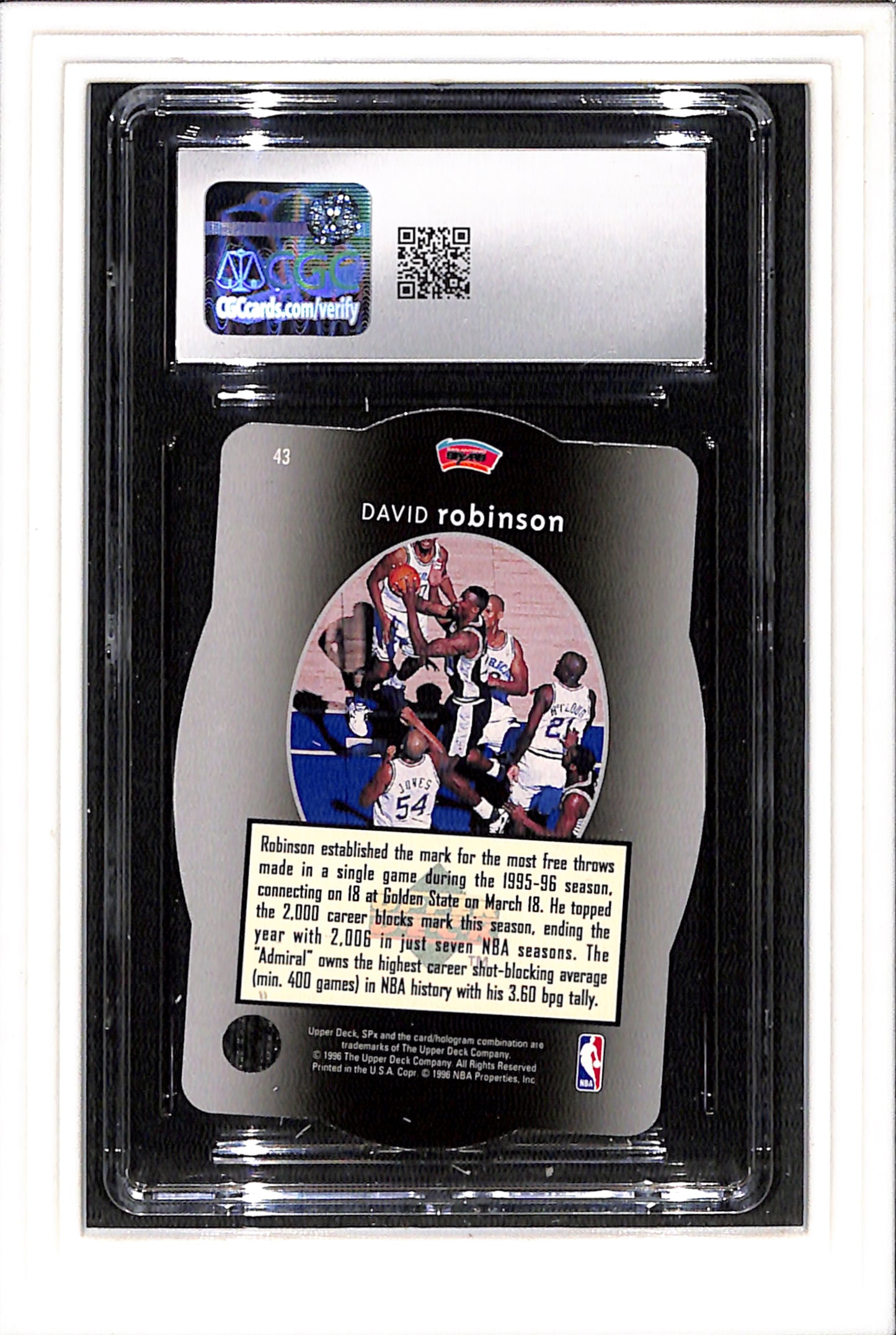 1995-96 Upper Deck SPX Gold 50 card Graded Set - Jordan