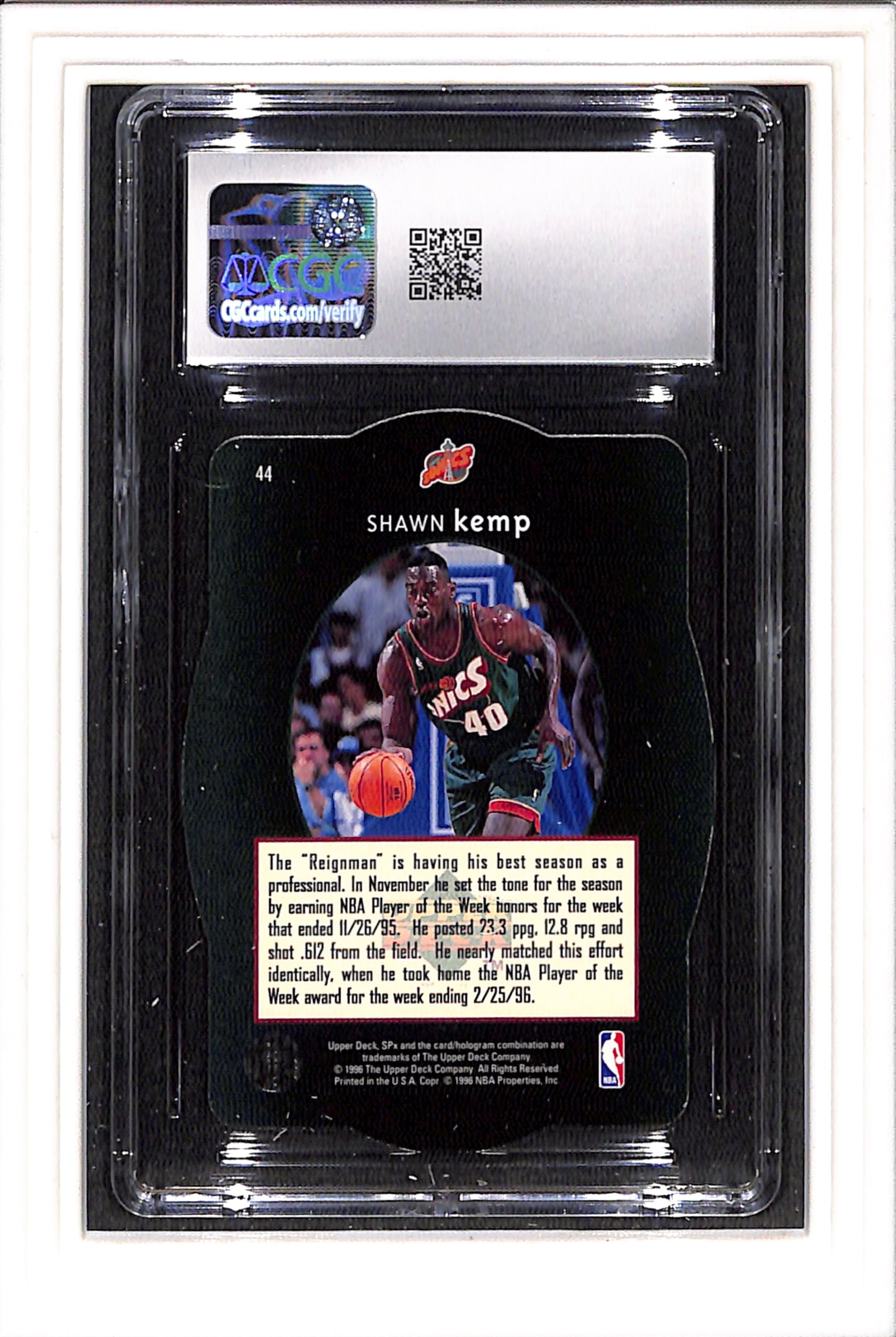 1995-96 Upper Deck SPX Gold 50 card Graded Set - Jordan