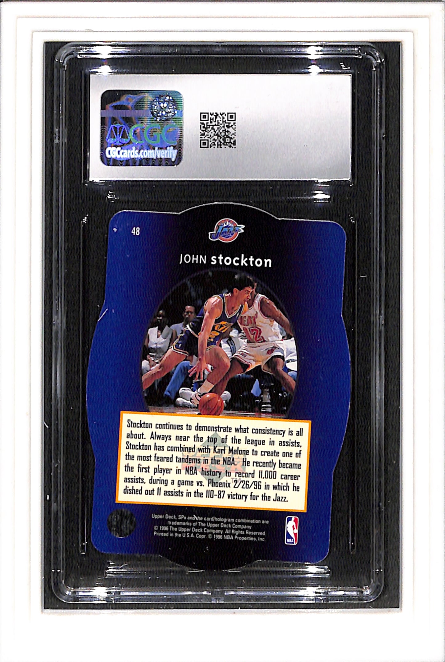 1995-96 Upper Deck SPX Gold 50 card Graded Set - Jordan