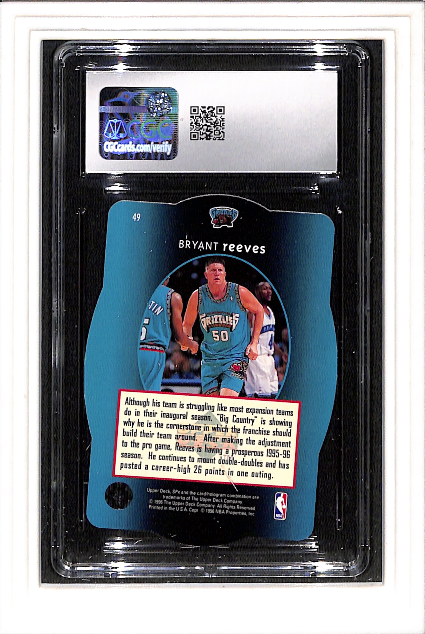1995-96 Upper Deck SPX Gold 50 card Graded Set - Jordan