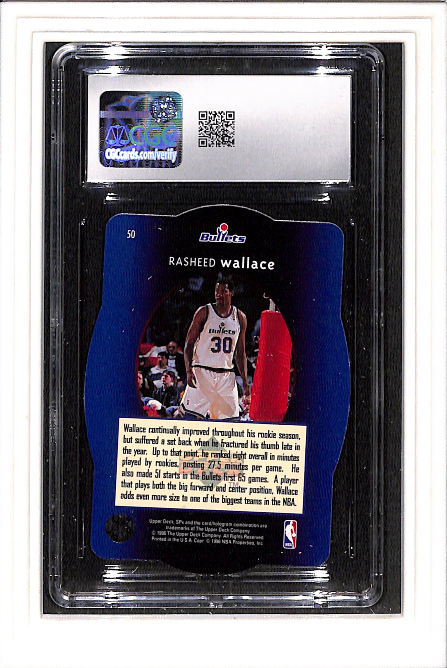 1995-96 Upper Deck SPX Gold 50 card Graded Set - Jordan