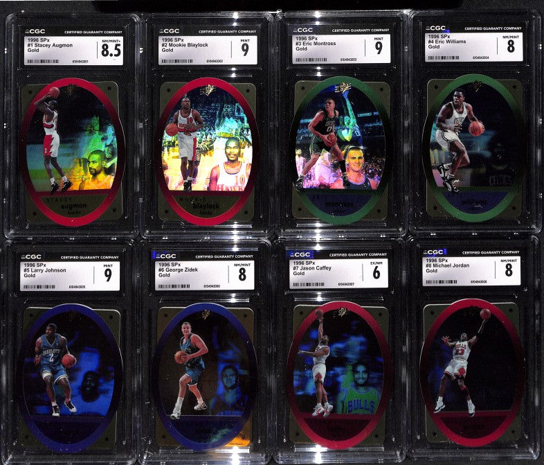 1995-96 Upper Deck SPX Gold 50 card Graded Set - Jordan