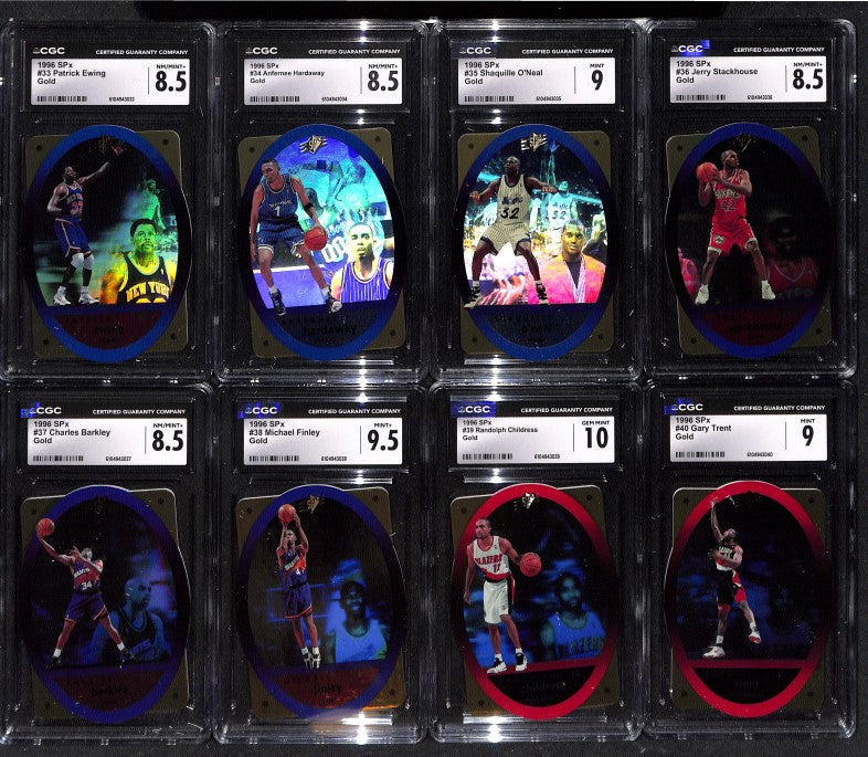 1995-96 Upper Deck SPX Gold 50 card Graded Set - Jordan