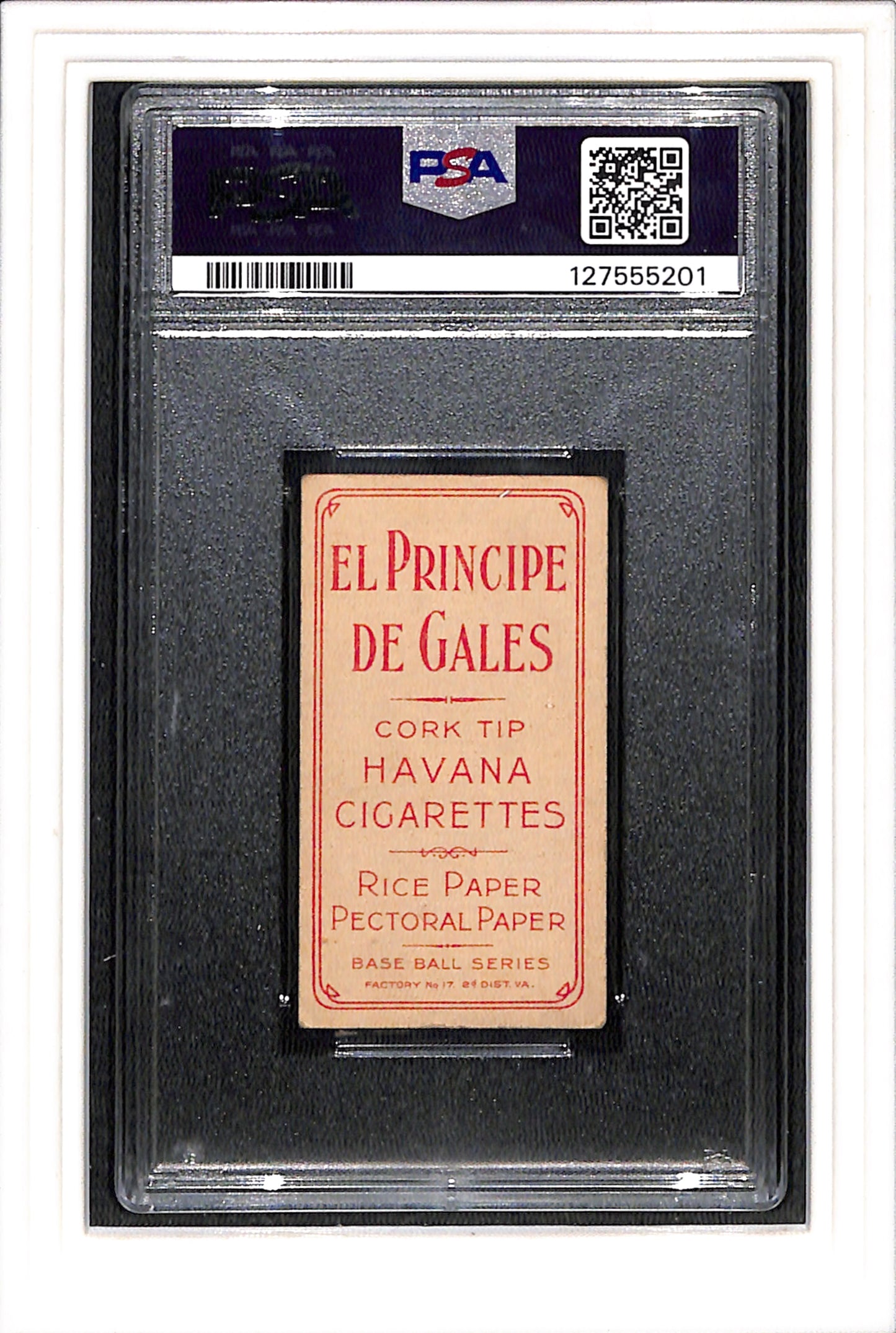 1909-11 T206 Chief Bender Portrait EPDG PSA 3 SN 127555201