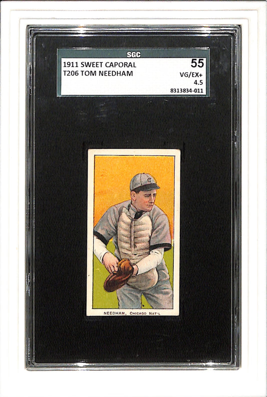 1910 T206 Tom Needham SC 350-460 SGC 4.5 CUBS