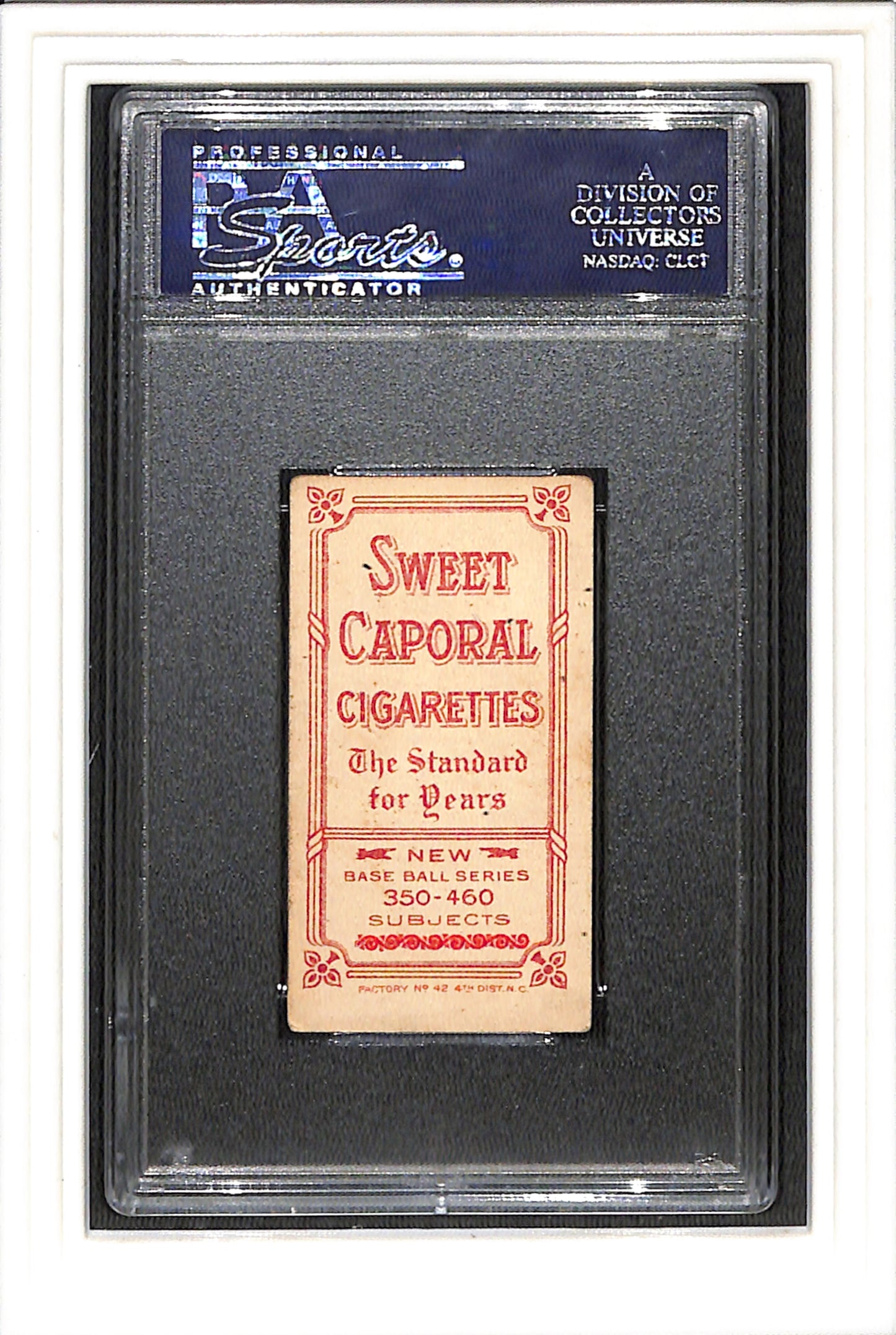 1909 T206 Mordecai Brown Chicago Shirt PSA 4 SN 24129774