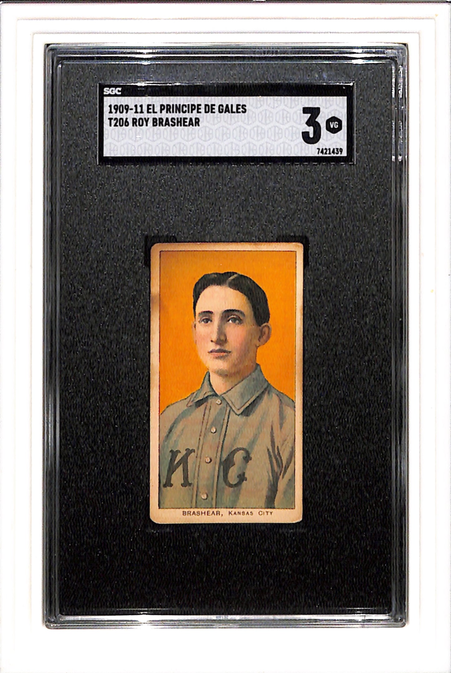 1909-1911 T206 Roy Brashear EPDG SGC 3 SN 7421439