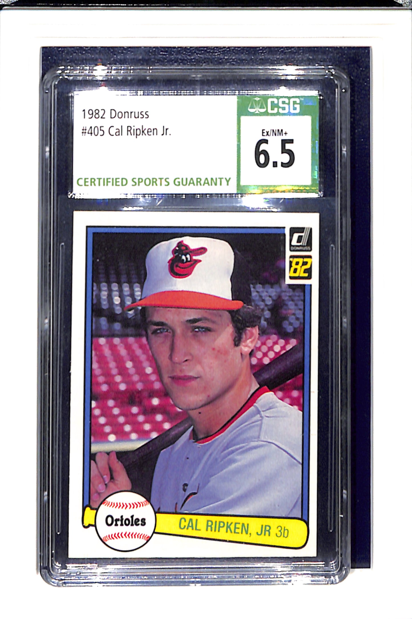 1982 Donruss #405 Cal Ripken RC CSG 6.5