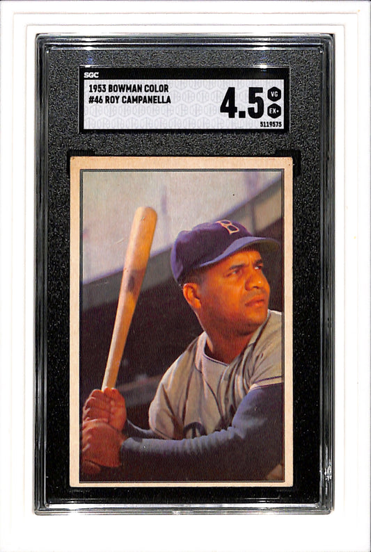 1953 Bowman Color #46 Roy Campanella SGC 4.5 SN 5119575