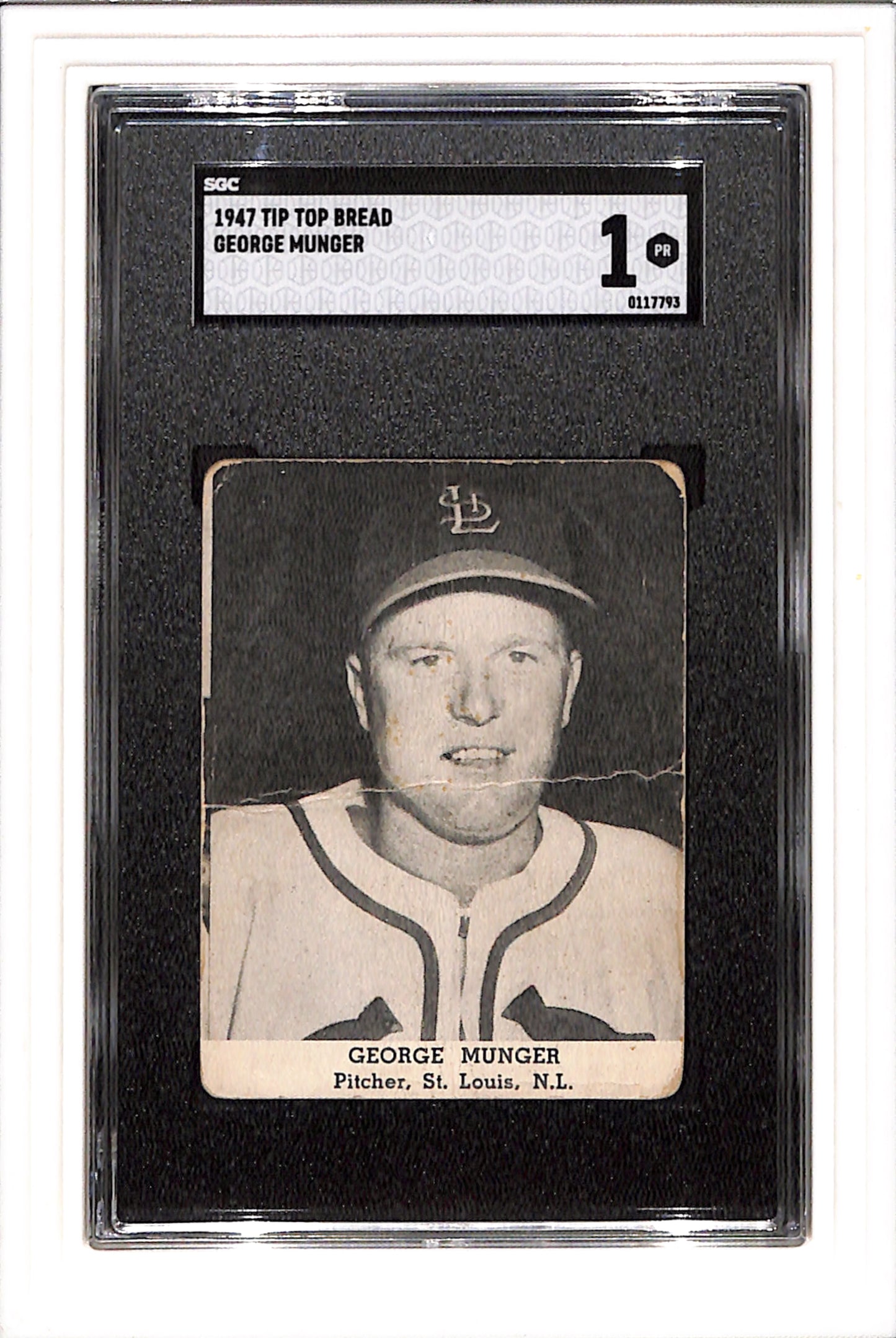1947 Tip Top Bread George Munger SGC 1 SN 0117793