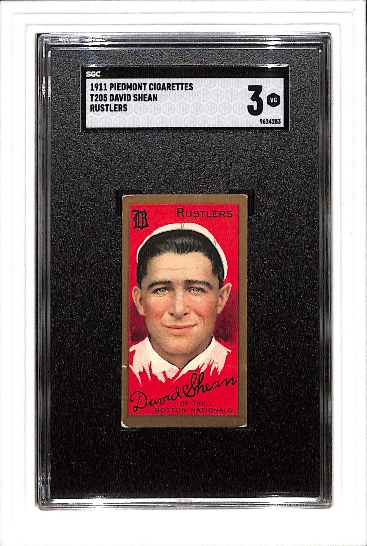 1911 Piedmont Cigarettes T205 Shean, David Rustlers SGC 3 SN 9624283