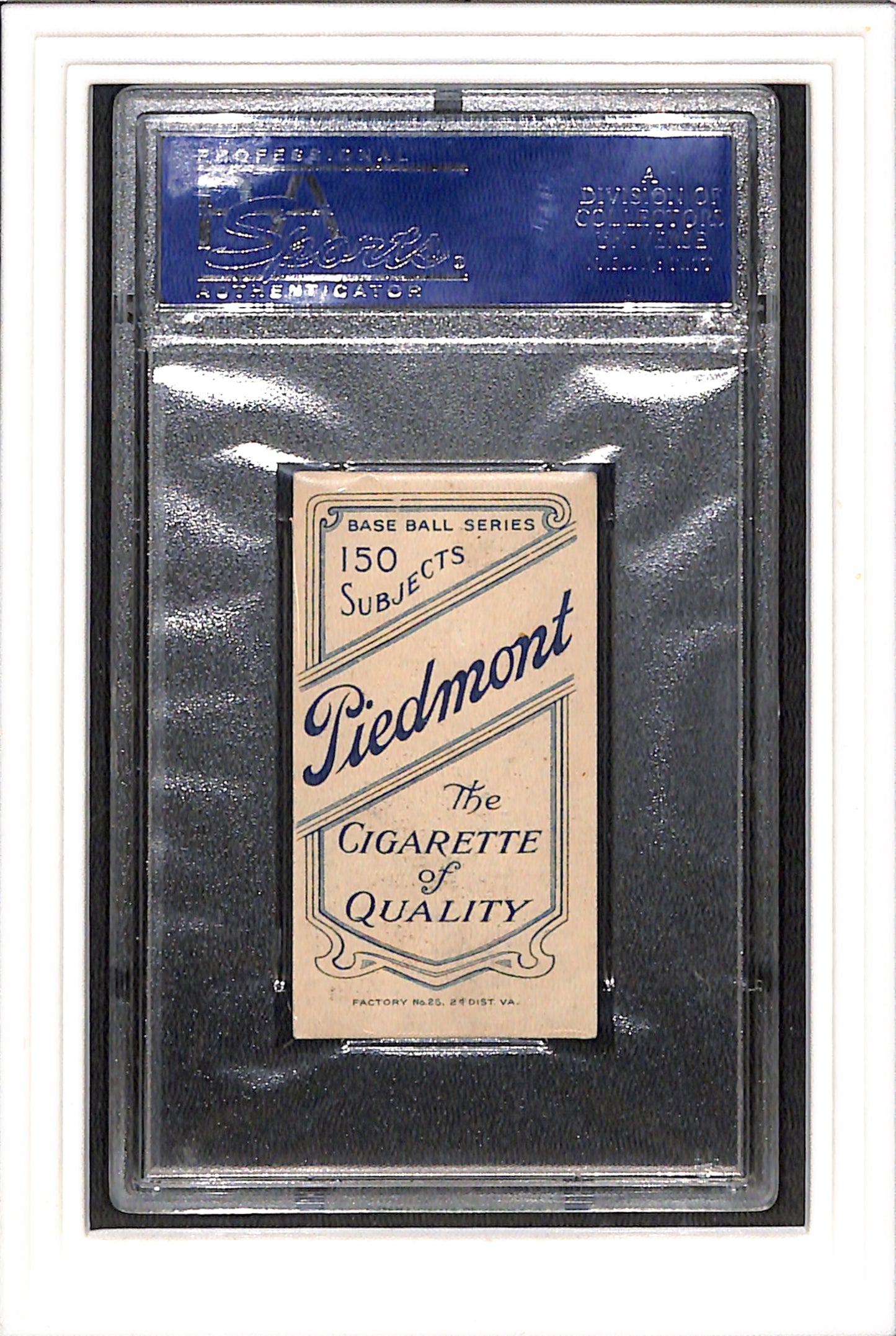 1909-11 T206 Piedmont Ed Abbaticchio Brown Sleeves PSA 5 SN 04677756