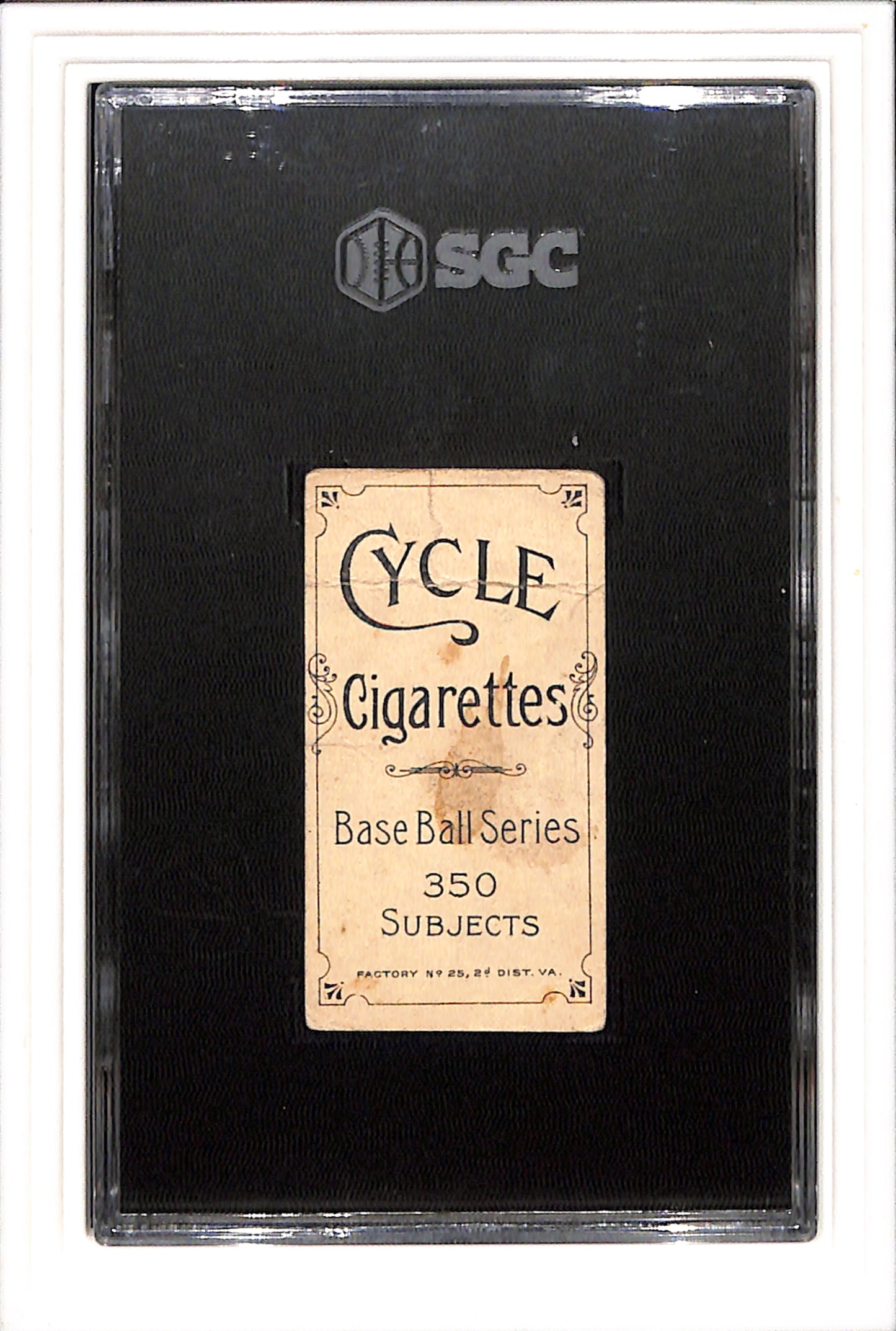 1910 Cycle Cigarettes T206 Barbeau, Jap SGC 1.5 SN 1517986