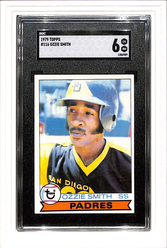 1979 Topps #116 Ozzie Smith SGC 6 SN 1206989