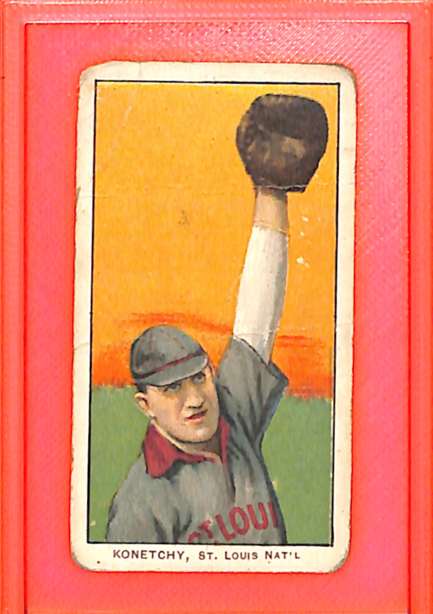 1909-11 T206 Ed Konetchy - St. Louis Cardinals PIEDMONT150 GOOD