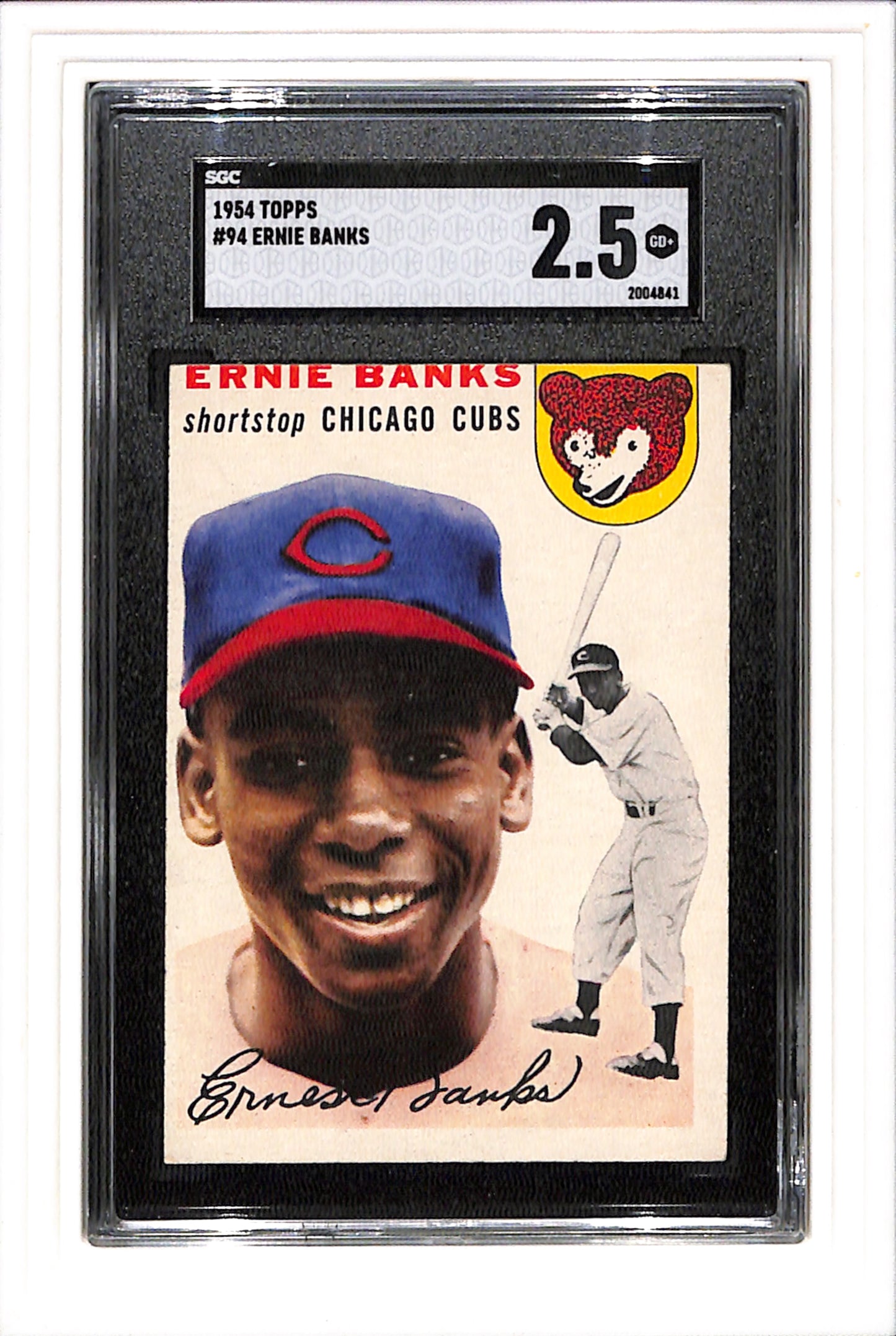 1954 Topps #94 Ernie Banks SGC 2.5 SN 2004841