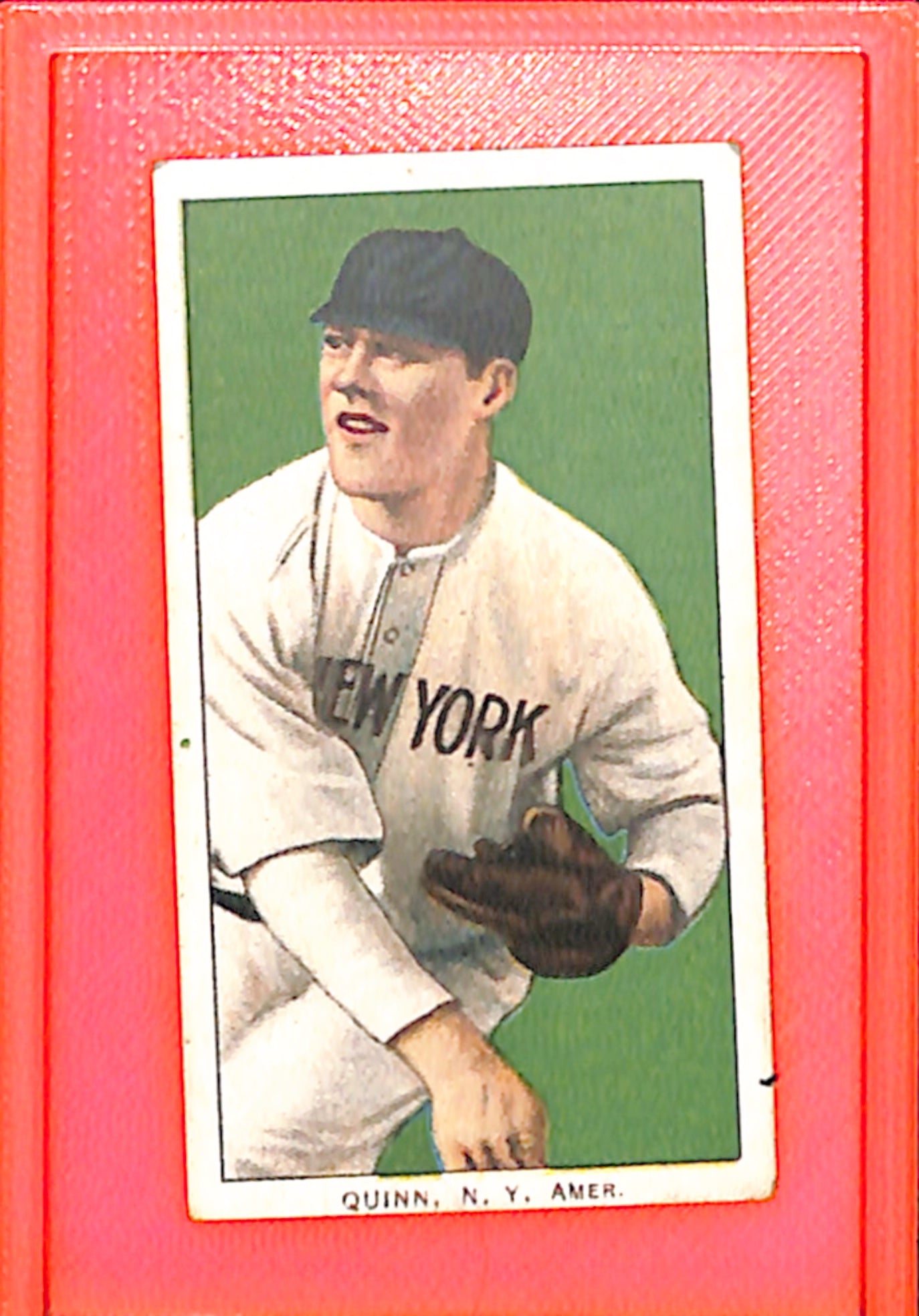 1909-11 T206 Jack Quinn Highlanders/Yankees Piedmont VGEX