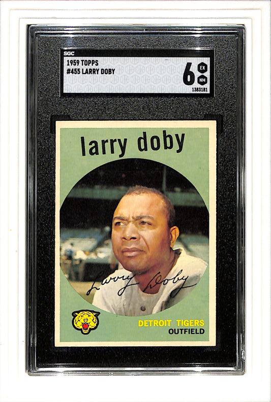 1959 Topps #455 Larry Doby SGC 6 SN 1383181