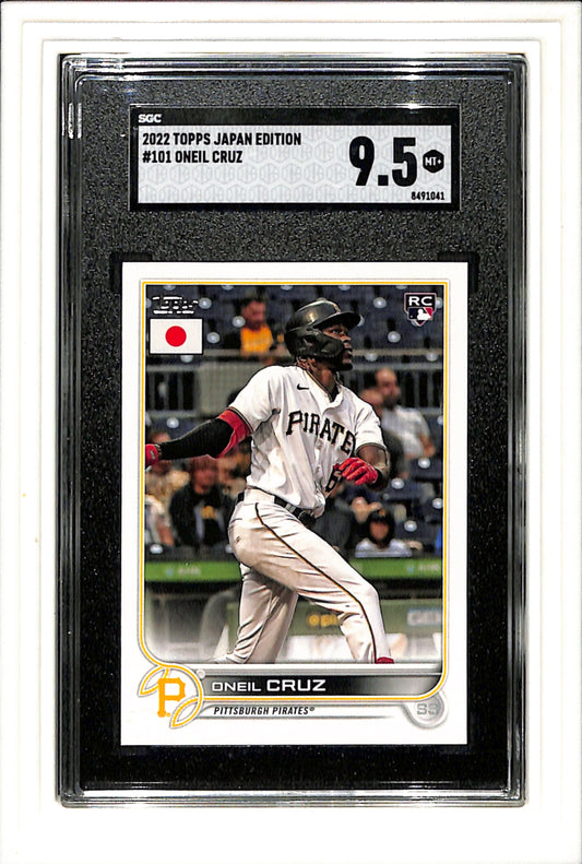 2022 Topps Japan Edition #101 Oneil Cruz SGC 9.5 SN 8491041