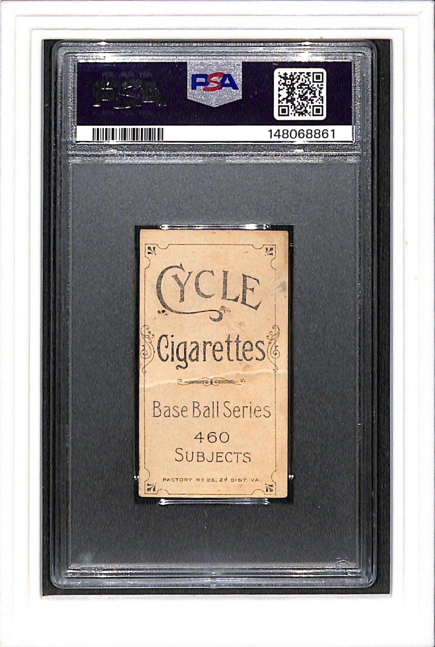 1909-11 T206 Cycle 460 # Nap Lajoie With Bat PSA 1 SN 148068861