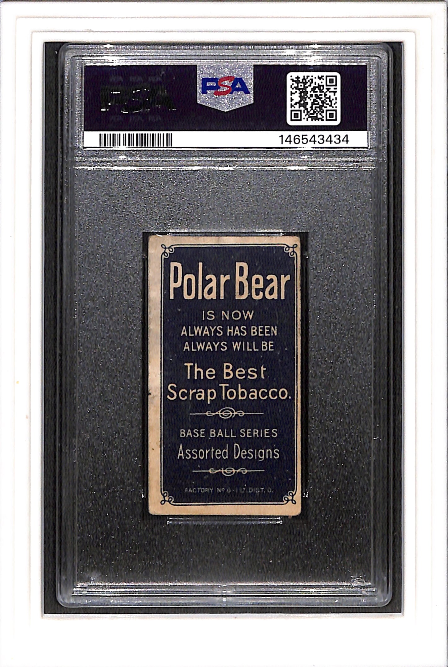 1909-11 T206 Polar Bear # Rube Marquard Follow Through PSA 2 SN 146543434