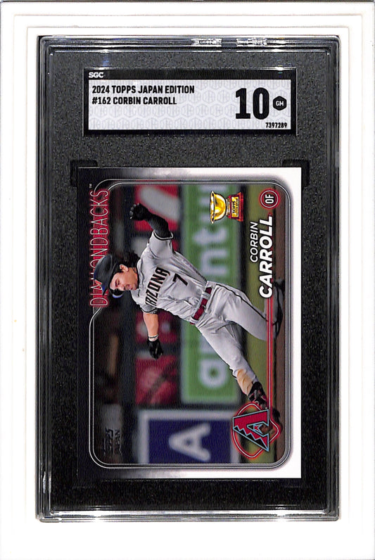 2024 Topps Japan Edition #162 Corbin Carroll SGC 10 SN 7397289