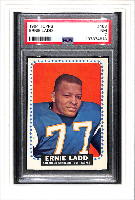 1964 Topps #163 Ernie Ladd PSA 7 SN 137874818