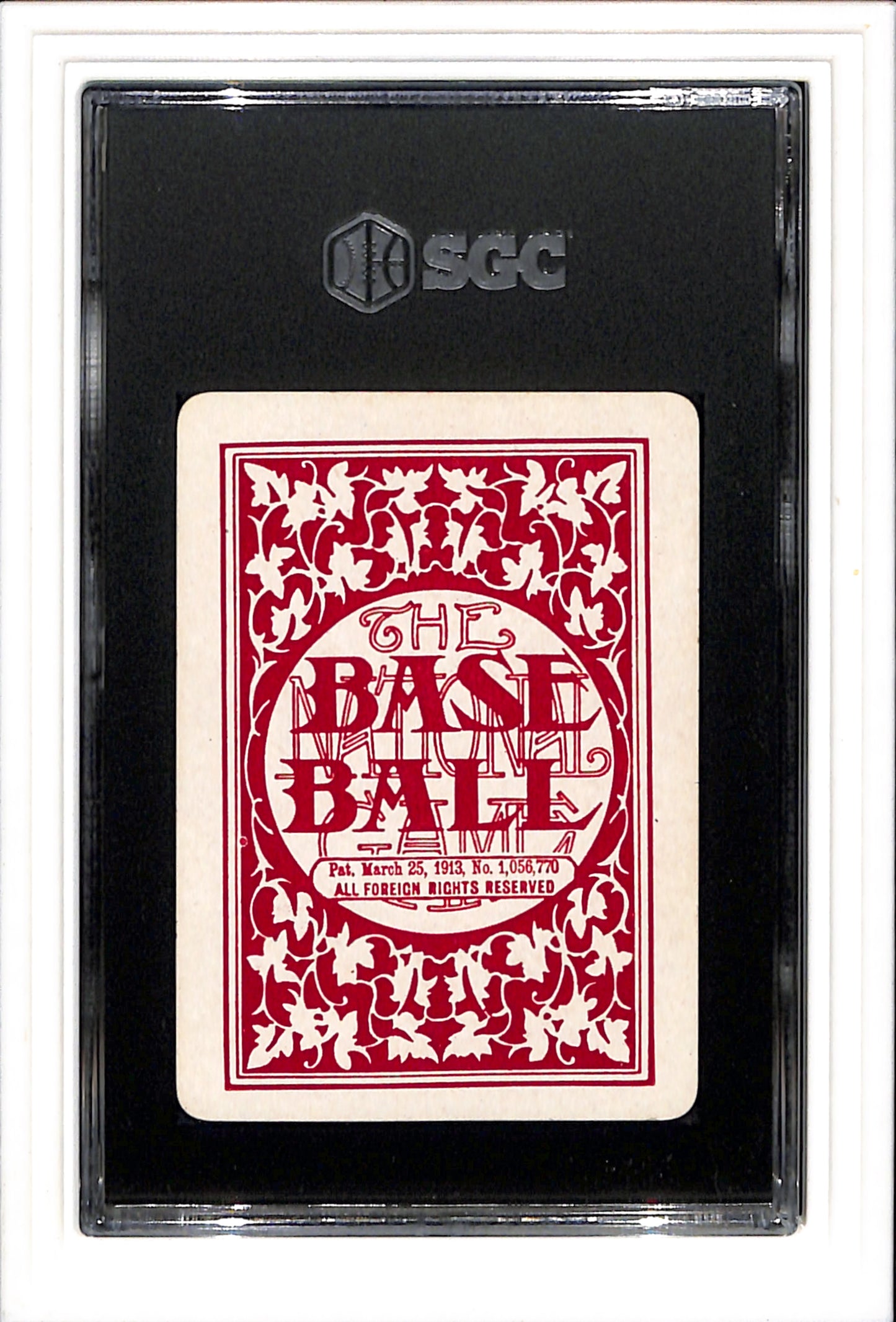 1913 National Game # Rube Marquard SGC 5 SN 9735601