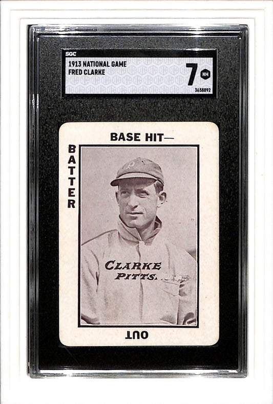 1913 National Game # Fred Clarke SGC 7 SN 3658892