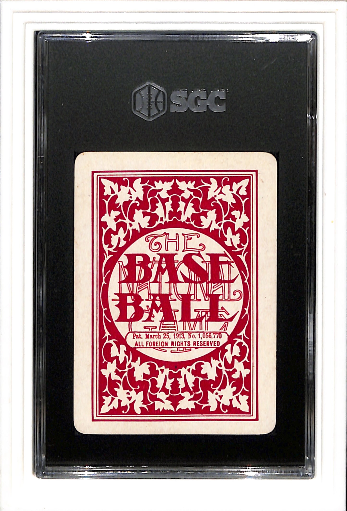 1913 National Game # Sam Crawford SGC 4.5 SN 6923737