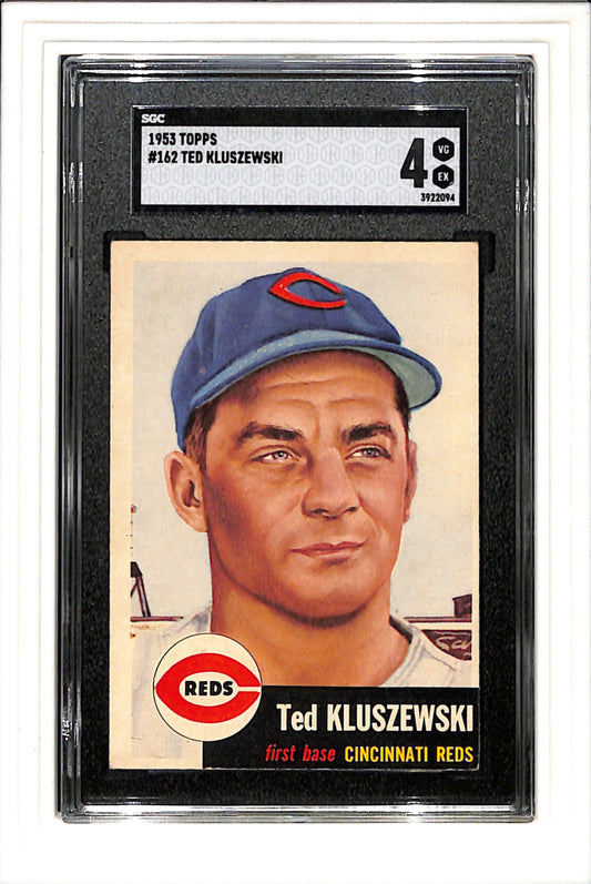 1953 Topps #162 Ted Kluszewski SGC 4 SN 3922094
