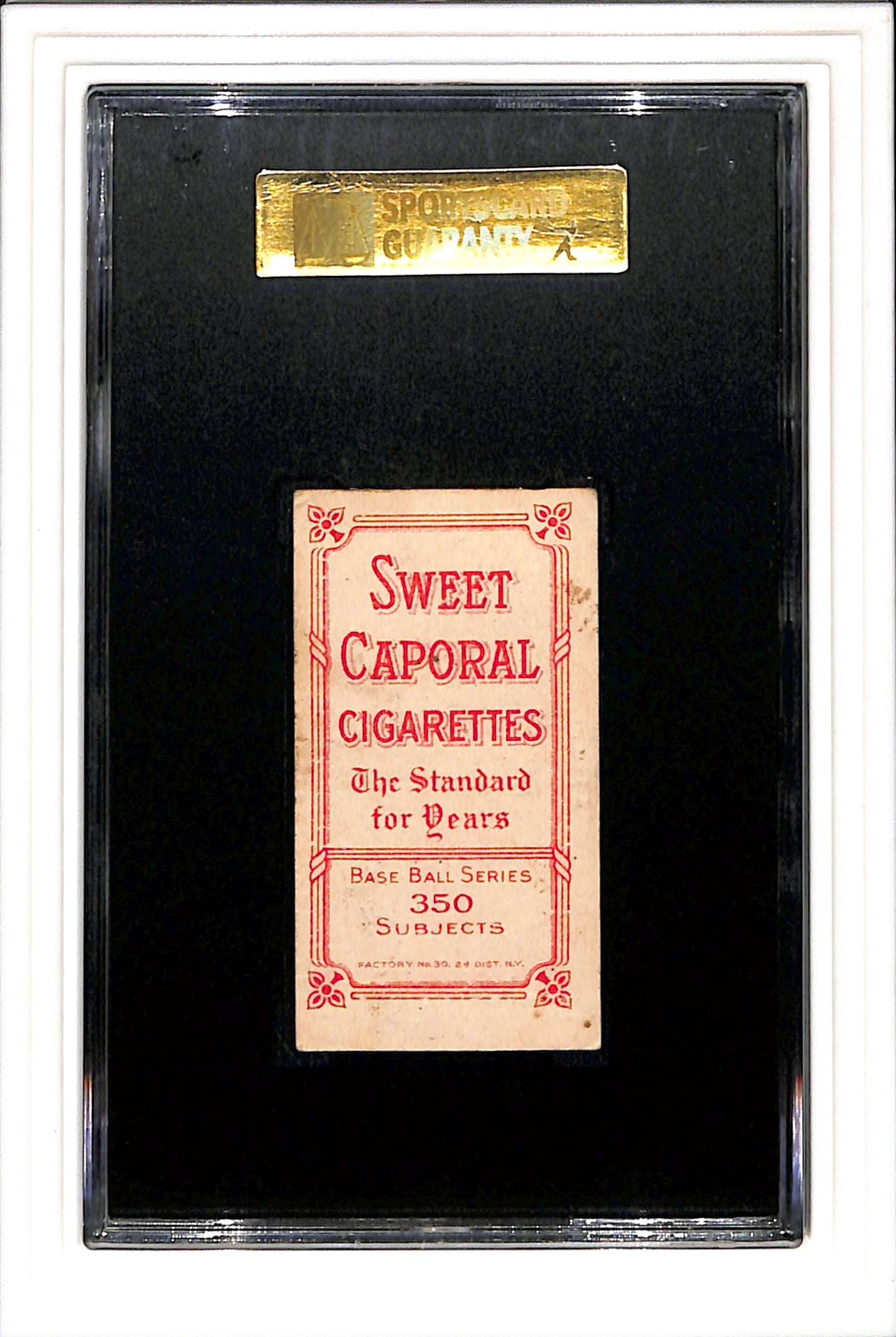 1909-1910 T206 Dummy Taylor SGC 3 Sweet Cap 350