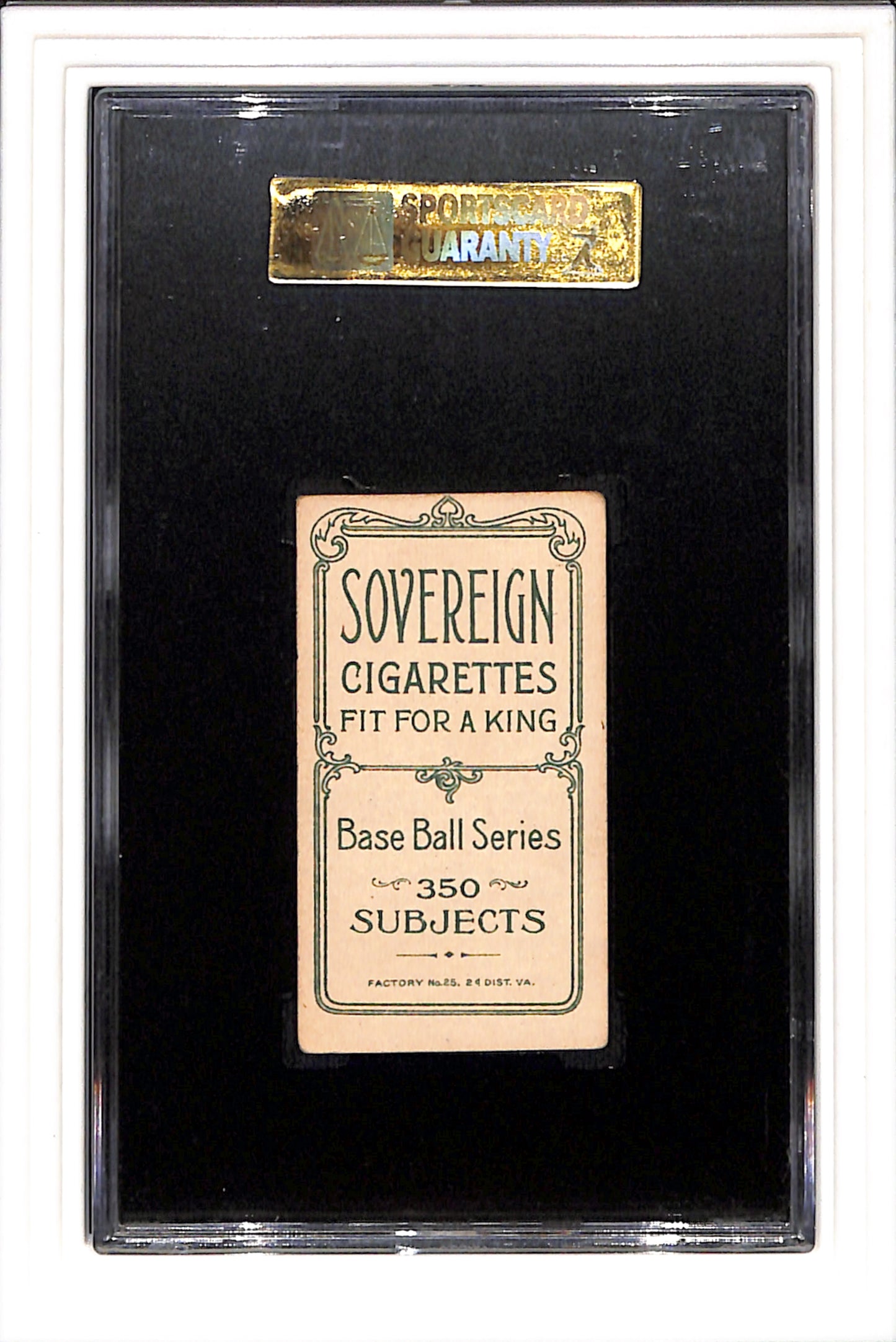 1909-1910 T206 Harry Krause SGC 4 Sovereign 350