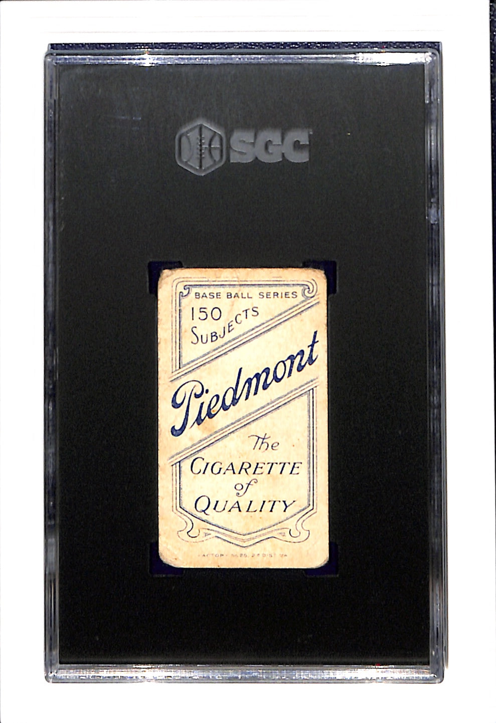 1909 T206 Johnny Evers Portrait Piedmont 150 SGC 1