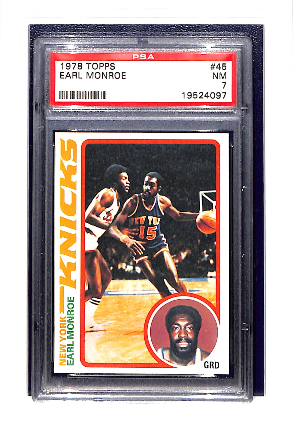 1978 Topps #45 Earl Monroe PSA 7