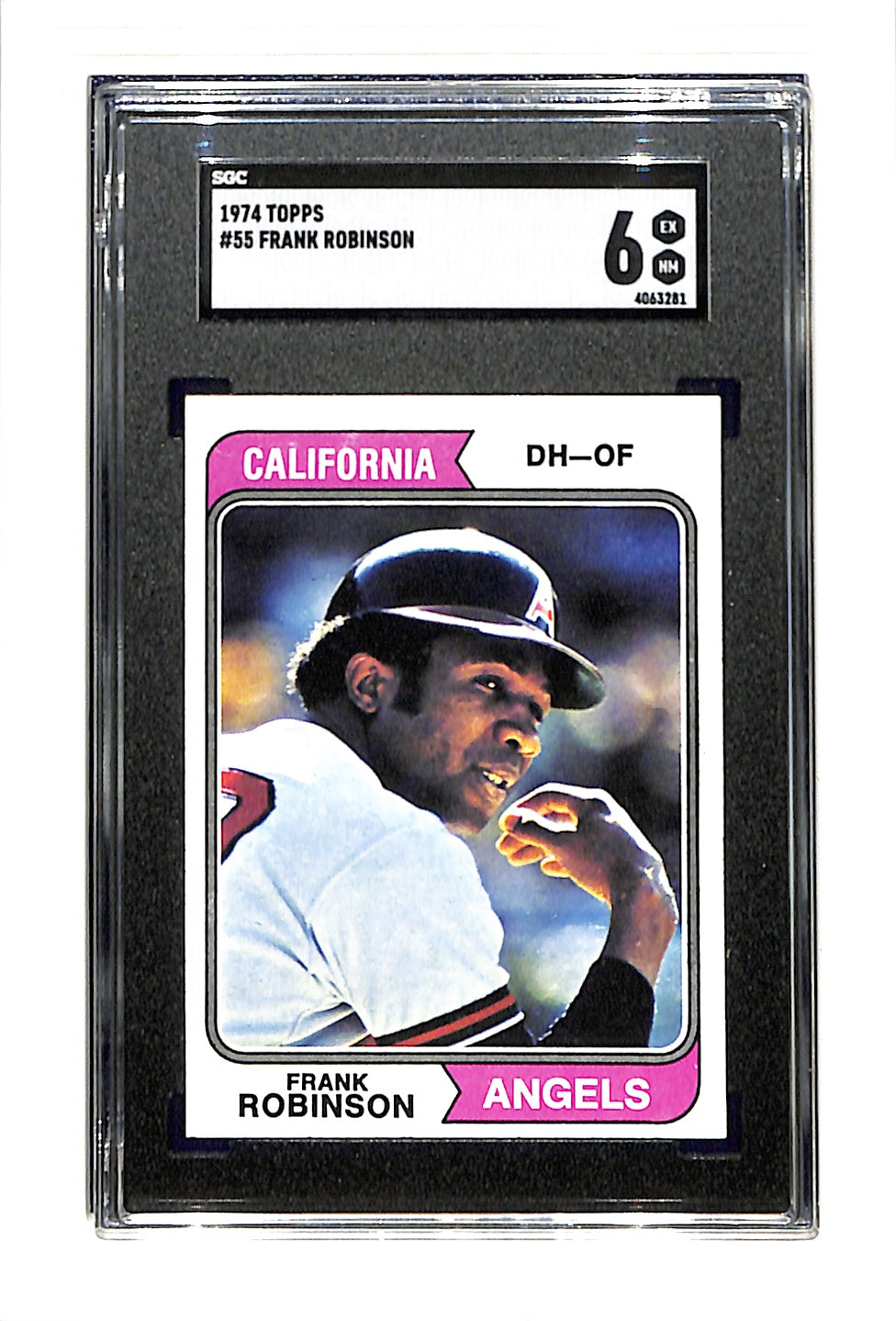 1974 Topps #55 Frank Robinson SGC 6 SN 4063281
