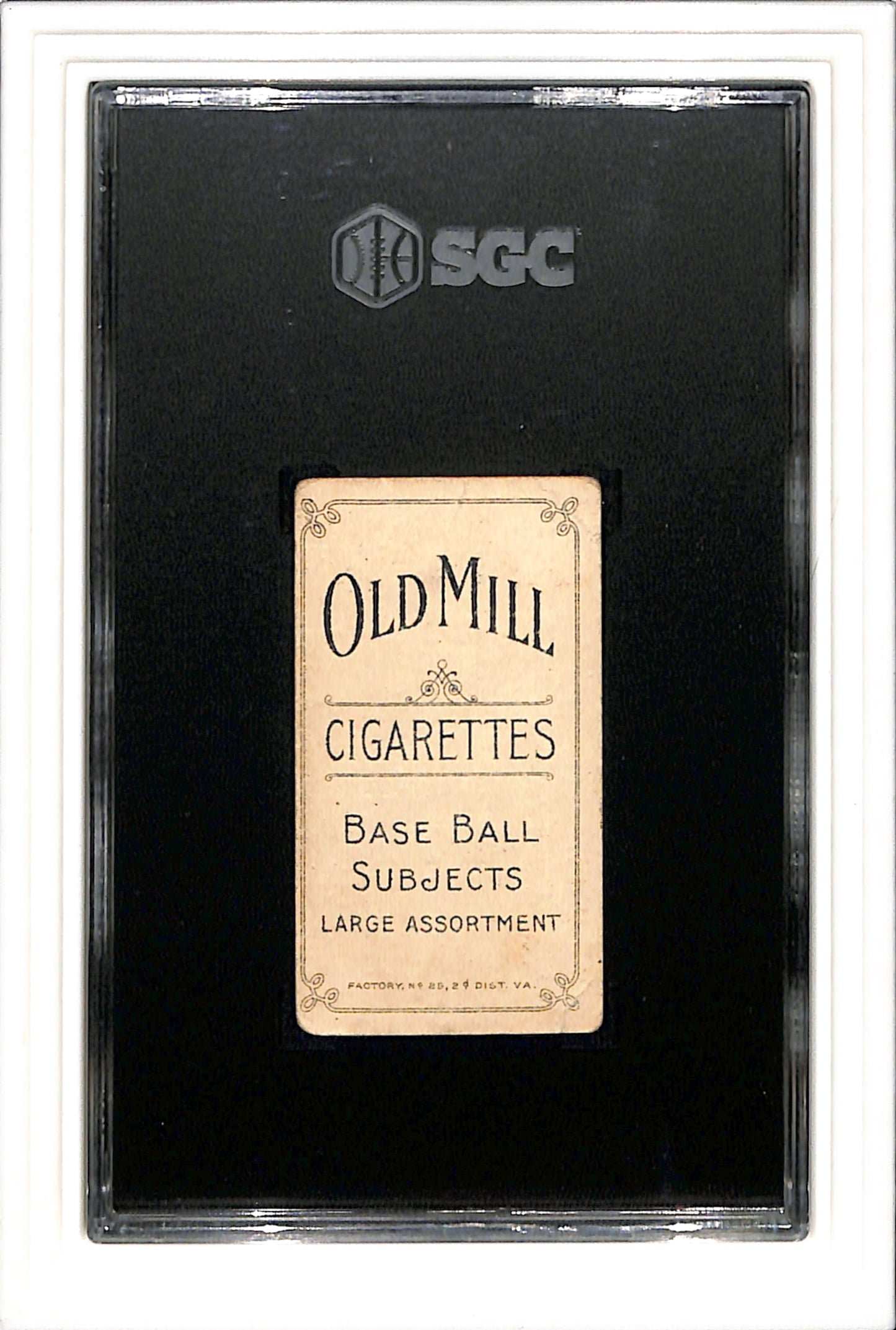 1909-1911 T206 Fred Beck Old Mill SGC 2 SN 1656305