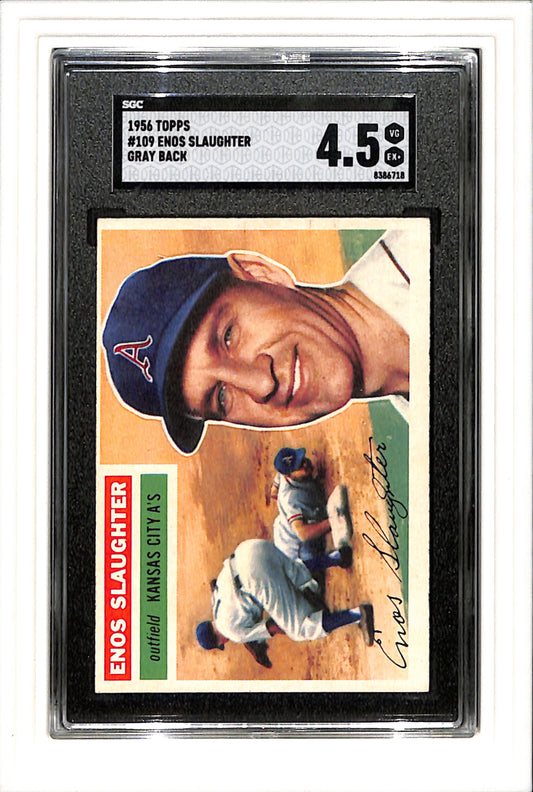 1956 Topps #253 Irv Noren SGC 4.5 SN 9408679